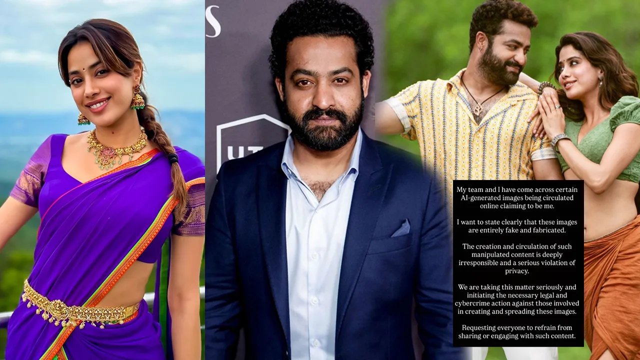 After JR NTR now Janhvi Kapoor has reacted to the AI-morphed video 'Chuttamalle' video, says 'Disgusting, sick, shameless'!